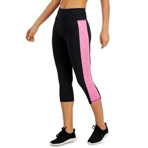 Ideology  Women's Colorblocked Capri Leggings XS black/br peony